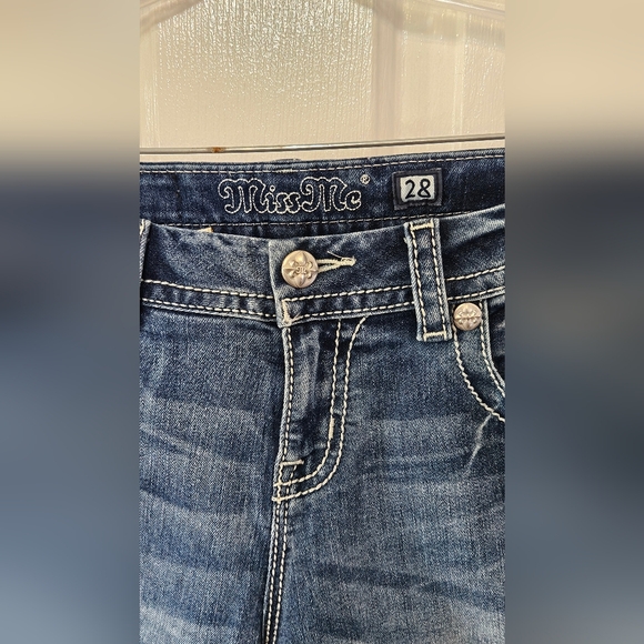 Miss Me Women's Boot Cut Jeans - Blue - Picture 3 of 8